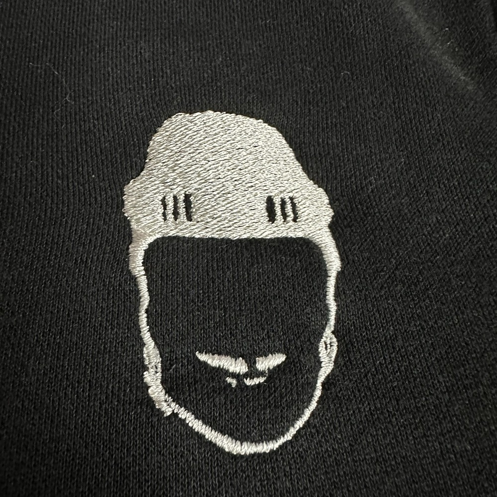 Spittin Chiclets Hoodie Mens Medium Black Barstool Hockey Podcast Biz Logo NHL - Picture 5 of 8